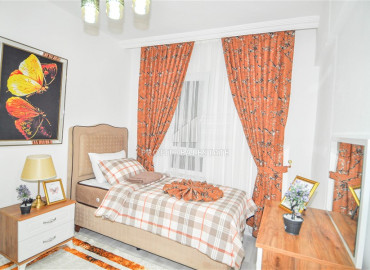Недорогая трехкомнатная квартира в 350м от моря с мебелью и бытовой техникой в Махмутларе ID-7199 фото-17