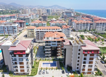 New apartment with two bedrooms in a residence with a swimming pool 200m from the sea in the Kestel area ID-7212 фото-6