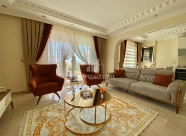 Species furnished duplex 4 + 1 with a private sauna in a residence with a swimming pool in Mahmutlar ID-7239 фото-1