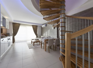Stylish duplex apartment 2 + 1, ready to move in, in the elite residential residence Avsallara, Alanya, 92 m2 ID-7249 фото-2