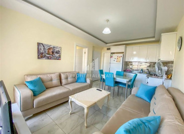 Меблированная  двухкомнатная квартира, с отличными видовыми характеристиками, в Махмутларе, Аланья, 60 м2 ID-7275 фото-4