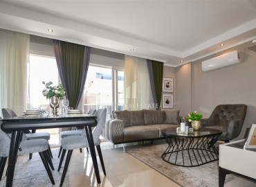 Furnished duplex with two bedrooms in the center of Alanya, 150 meters from Cleopatra Beach ID-7282 фото-1}}