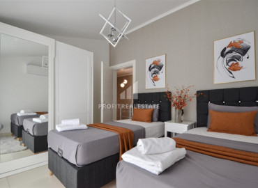 Furnished duplex with two bedrooms in the center of Alanya, 150 meters from Cleopatra Beach ID-7282 фото-10