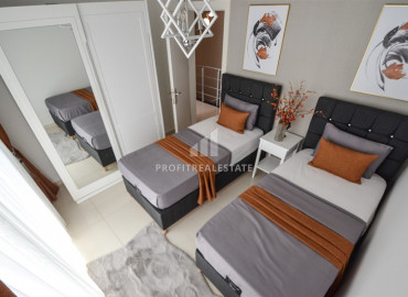 Furnished duplex with two bedrooms in the center of Alanya, 150 meters from Cleopatra Beach ID-7282 фото-11}}