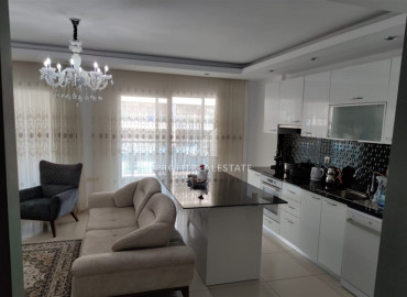 Furnished duplex, with three bedrooms, in a residential residence with hotel facilities, Kestel, Alanya, 150 m2 ID-7298 фото-4