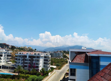 Furnished duplex, with three bedrooms, in a residential residence with hotel facilities, Kestel, Alanya, 150 m2 ID-7298 фото-16
