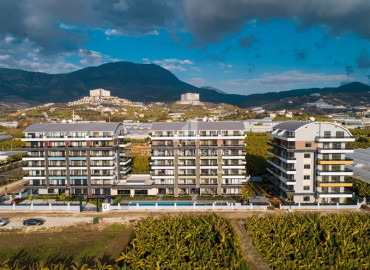Spacious one bedroom apartment with furniture, just 200 meters from the sea, Kargicak, Alanya, 78 m2 ID-7302 фото-1