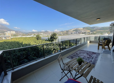 Spacious one bedroom apartment with furniture, just 200 meters from the sea, Kargicak, Alanya, 78 m2 ID-7302 фото-14