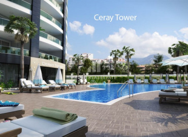 Stylish one bedroom apartment, with a large total area, in an elite residential residence, Mahmutlar, Alanya, 75 m2 ID-7304 фото-30