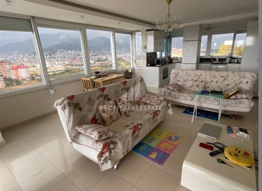 Меблированная двухкомнатная квартира с видом на горы в 800м от моря в районе Алании Тосмур ID-7308 фото-2