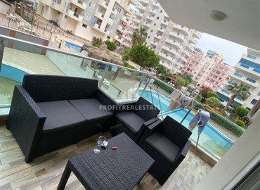 Cozy one-bedroom apartment in a residence with a swimming pool 200m from the sea in Mahmutlar ID-7312 фото-9