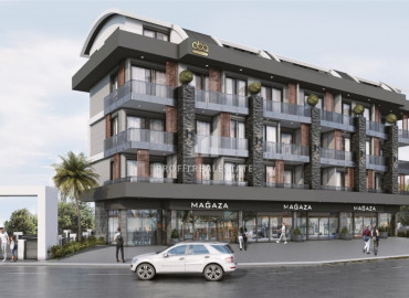 One-bedroom apartment with professional design, in a new residence in Oba, Alanya, 50 m2 ID-7325 фото-1