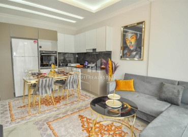 Двухкомнатная квартира с профессиональным дизайном, в новой резиденции района Оба, Аланья, 50 м2 ID-7325 фото-4