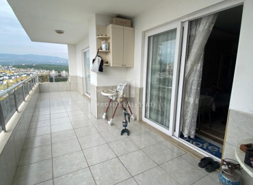 Large apartment 3 + 1 on a high floor with a separate kitchen 300m from the sea in Davulttepe, Mezitli ID-7334 фото-14