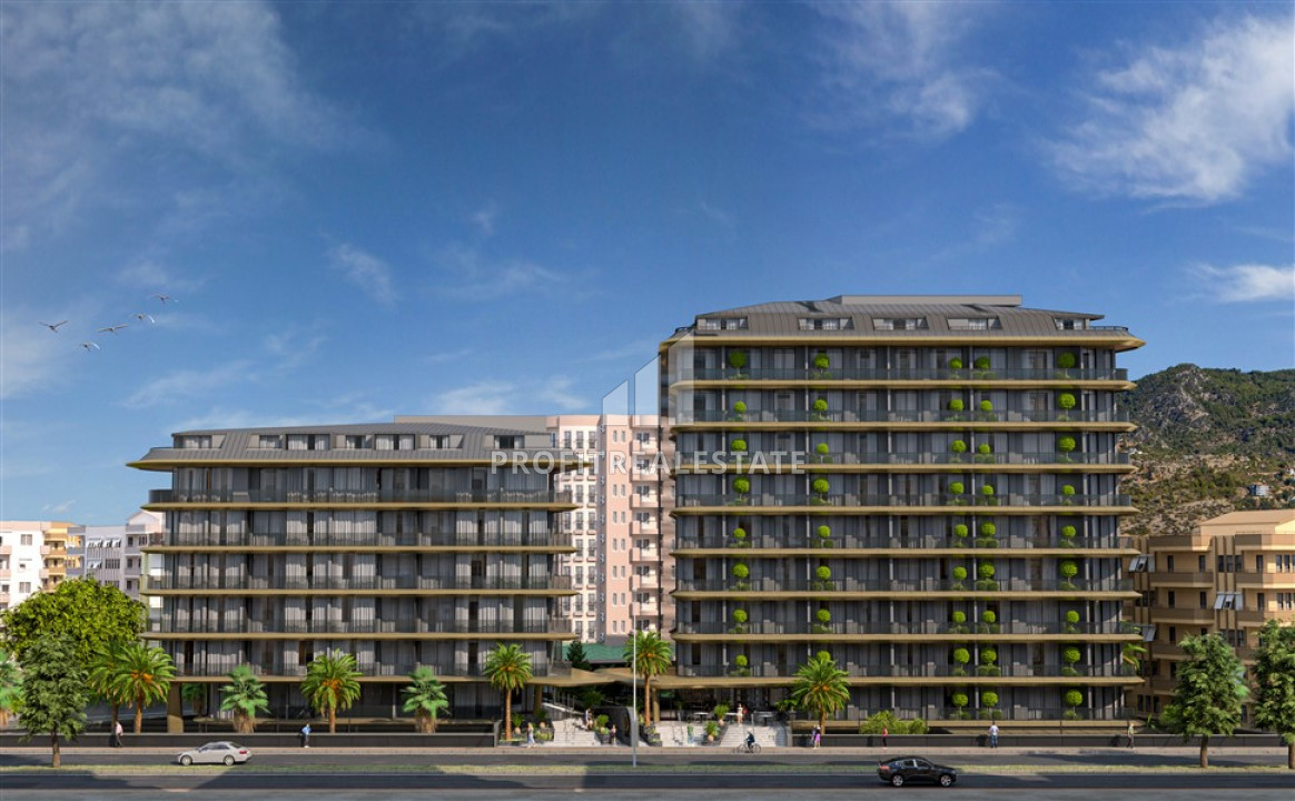Новый проект для ваших инвестиций: элитная резиденция в центре Алании, в 350м от пляжа Клеопатры ID-7338 фото-1