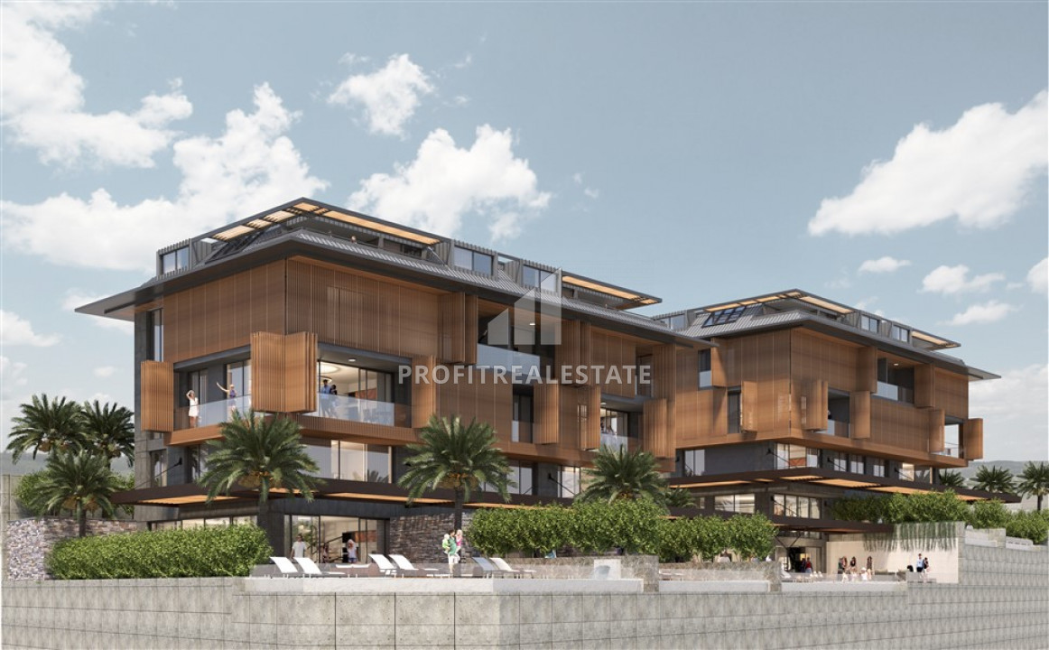 Новый проект в центре Алании: квартиры разных планировок в элитном комплексе в 1500м от моря ID-7374 фото-1