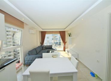 Меблированная двухкомнатная квартира на высоком этаже в западной части Махмутлара, в 500м от моря ID-7380 фото-3