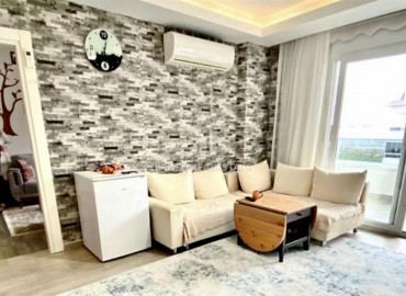 Furnished duplex, with three bedrooms, in a residence with rich facilities, Kestel, Alanya, 130 m2 ID-7383 фото-5