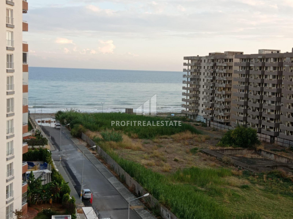 Large view three bedroom apartment in Mersin, Tece district, 150 meters from the sea ID-7396 фото-1