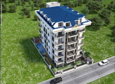 Новый инвестиционный проект резиденции с обширной инфраструктурой в Махмутларе, 800м от моря ID-7415 фото-5
