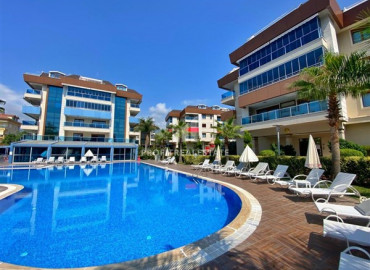 Duplex apartment with three bedrooms and furniture, 100 meters from the center of Oba, Alanya, 150 m2 ID-7449 фото-1