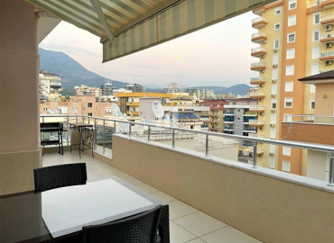 Spacious three bedroom duplex with jacuzzi on the terrace and mountain views in Mahmutlar ID-7497 фото-3