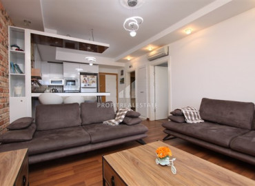 Элитная недвижимость: видовая меблированная квартира 1+1, в комплексе премиум класса в районе Алании – Джикджилли ID-7500 фото-6