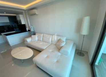 Large view one-bedroom apartment on the first coastline in the elite residence Kargicaka ID-7513 фото-6