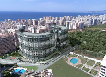 Двухкомнатная квартира в новом элитном комплексе близко к морю в Махмутларе ID-7533 фото-4