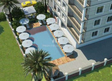 Новые квартиры с двумя спальнями в резиденции с инфраструктурой центре Махмутлара, 400м от моря ID-7559 фото-2