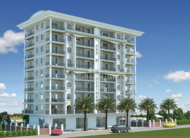 Новые квартиры с двумя спальнями в резиденции с инфраструктурой центре Махмутлара, 400м от моря ID-7559 фото-4