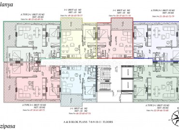 Новые квартиры в Махмутларе, Алания, 45-190 кв.м. ID-0552 фото-12