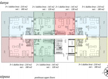 Новые квартиры в Махмутларе, Алания, 45-190 кв.м. ID-0552 фото-14