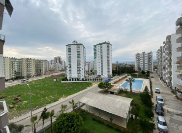 Gasified three bedroom apartment with a separate kitchen in Teje, Mersin, 300m from the sea at an attractive price ID-7587 фото-14