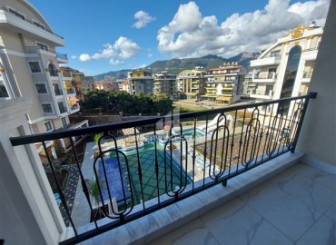 New one-bedroom apartment with mountain views in a residence with extensive facilities in Oba ID-7459 фото-8