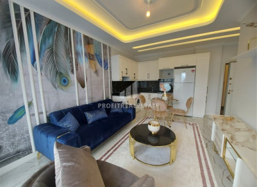 New furnished one-bedroom apartment with mountain views in a residence with extensive facilities in Oba ID-7593 фото-6