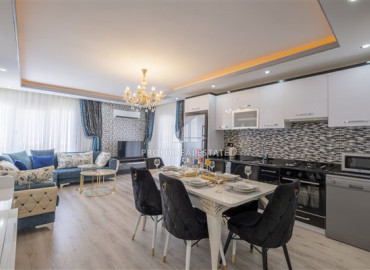 Luxurious duplex apartment, layouts 4 + 1, in a residential residence with rich facilities, Tosmur, Alanya, 115 m2 ID-7606 фото-5