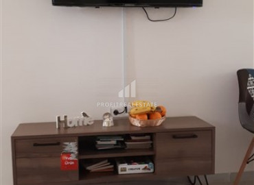 Inexpensive one-bedroom apartment, furnished and equipped, 250 meters from the sea, Mahmutlar, Alanya ID-7614 фото-4