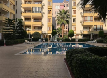 Inexpensive one-bedroom apartment, furnished and equipped, 250 meters from the sea, Mahmutlar, Alanya ID-7614 фото-12