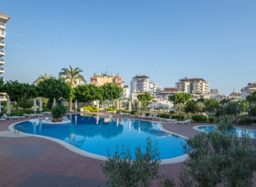 Cozy apartment 2 + 1, with furniture and appliances, residence with two swimming pools, Cikcilli, Alanya, 95 m2 ID-7615 фото-18