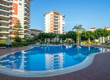 Cozy apartment 2 + 1, with furniture and appliances, residence with two swimming pools, Cikcilli, Alanya, 95 m2 ID-7615 фото-19