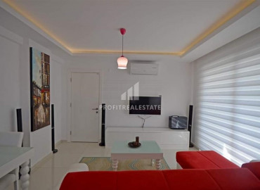 Furnished view one-bedroom apartment in the heart of Alanya in a modern building with facilities ID-7629 фото-3}}