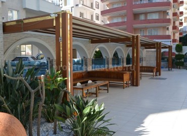 Прекрасные апартаменты в комплексе в 200 метрах от Средиземного моря в Махмутларе, Алания, 115 кв.м., мебель ID-0560 фото-2