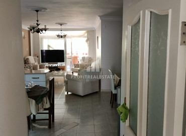 Квартира с тремя спальнями в резиденции с бассейном в микрорайоне Давултепе, Мезитли, в 700м от моря ID-7654 фото-14