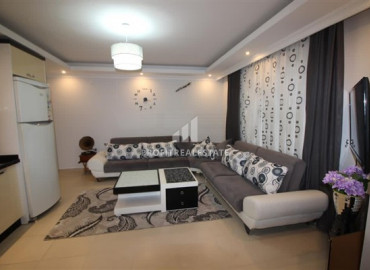 Furnished 2 + 1 apartment in a modern urban-type building in the very center of Alanya near Cleopatra beach ID-7657 фото-3