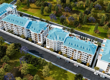 Квартиры в новом малоэтажном комплексе с видом на Мраморное море в Буюкчекмедже, Стамбул ID-7673 фото-12}}