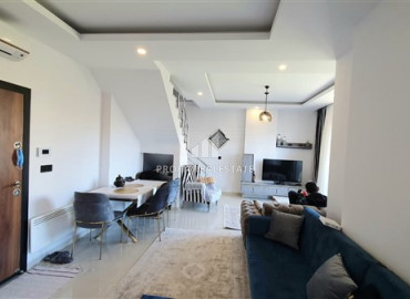 Furnished two-storey apartment, with furniture and appliances, in the new residence of Mahmutlar, Alanya, 110 m2 ID-7677 фото-3