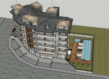 From the construction company: apartment in a premium class residence 200m from the sea in Kargicak area ID-7690 фото-2