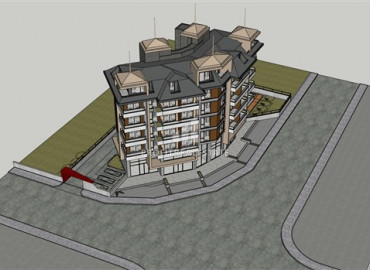 От строительной компании: квартиры в комплексе премиум класса в 200м от моря в районе Каргыджак ID-7690 фото-5