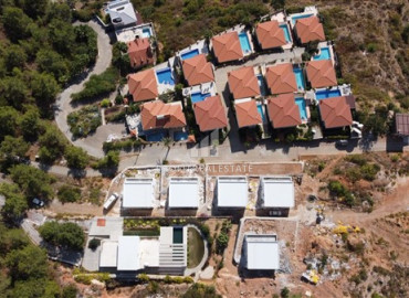 The project of private villas in the central mountainous region of Alanya - Tepe ID-7695 фото-6